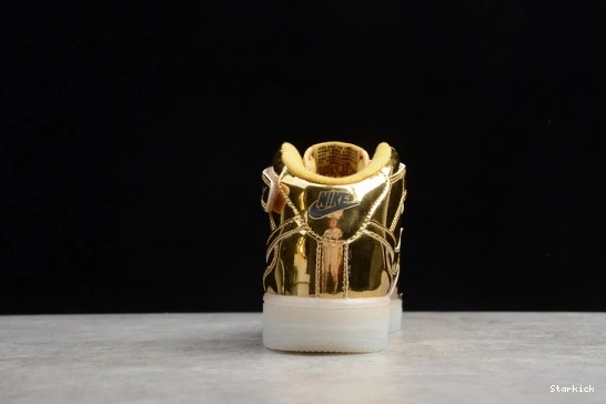 Kids Air Mid Gold 314197-8100 Nike Metallic WB 1 Force 0223